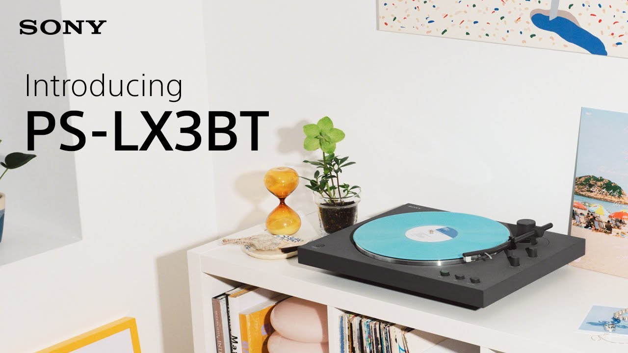 Introducing the Sony PS-LX3BT Turntable