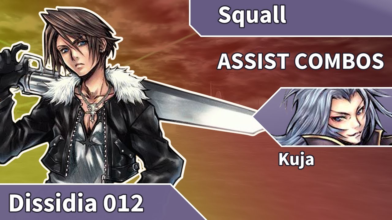 Dissidia 012 - Squall Combos (Kuja Assist)