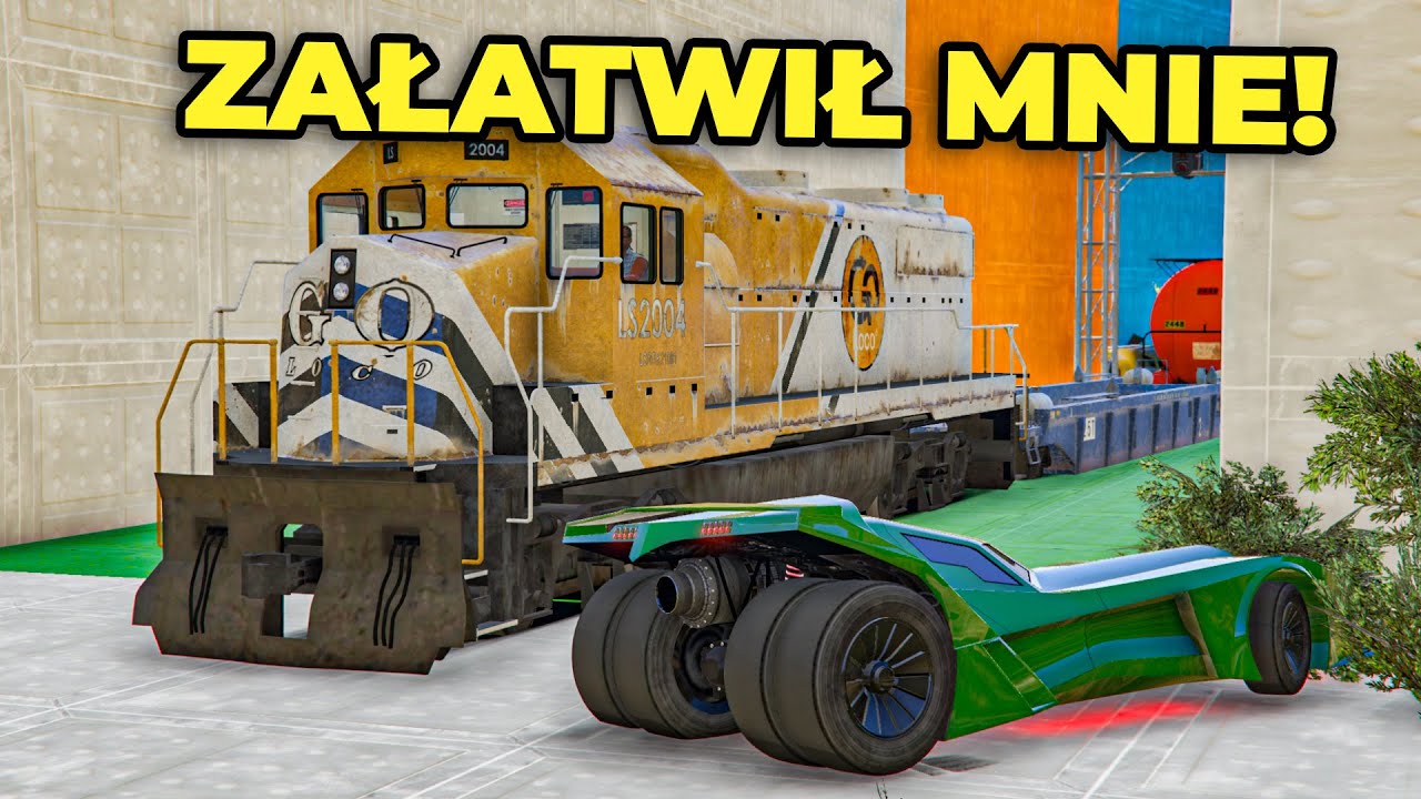 UDERZYŁ MNIE POCIĄG NA TYM FACE TO FACE w GTA 5 Online Hogaty i EKIPA