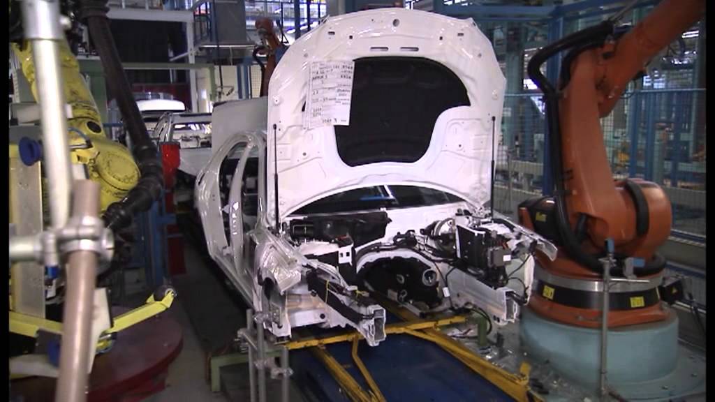 Как делают E-class w212 - завод в Зиндельфингене, 2013 - I часть