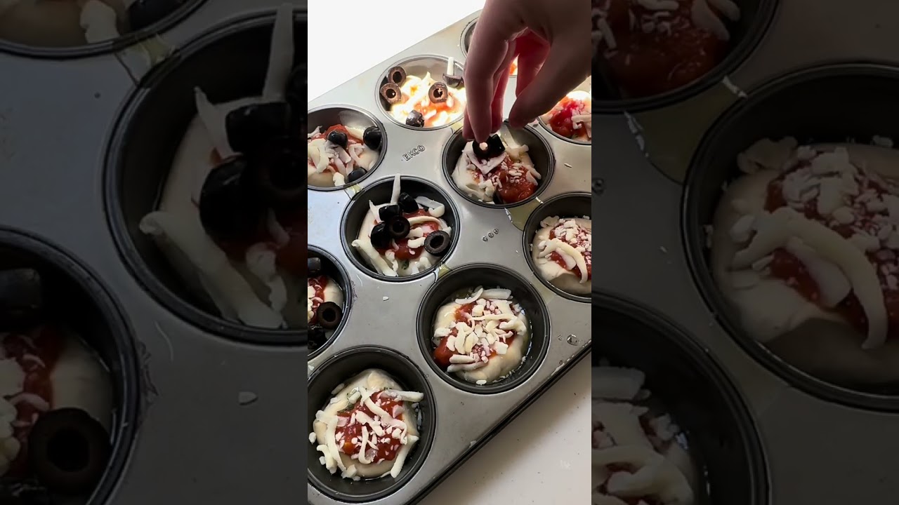 Pizza cups are a perfect game day appetizer!