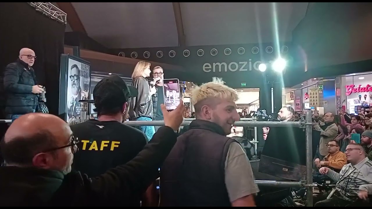 Marco Masini incontra i suoi fans