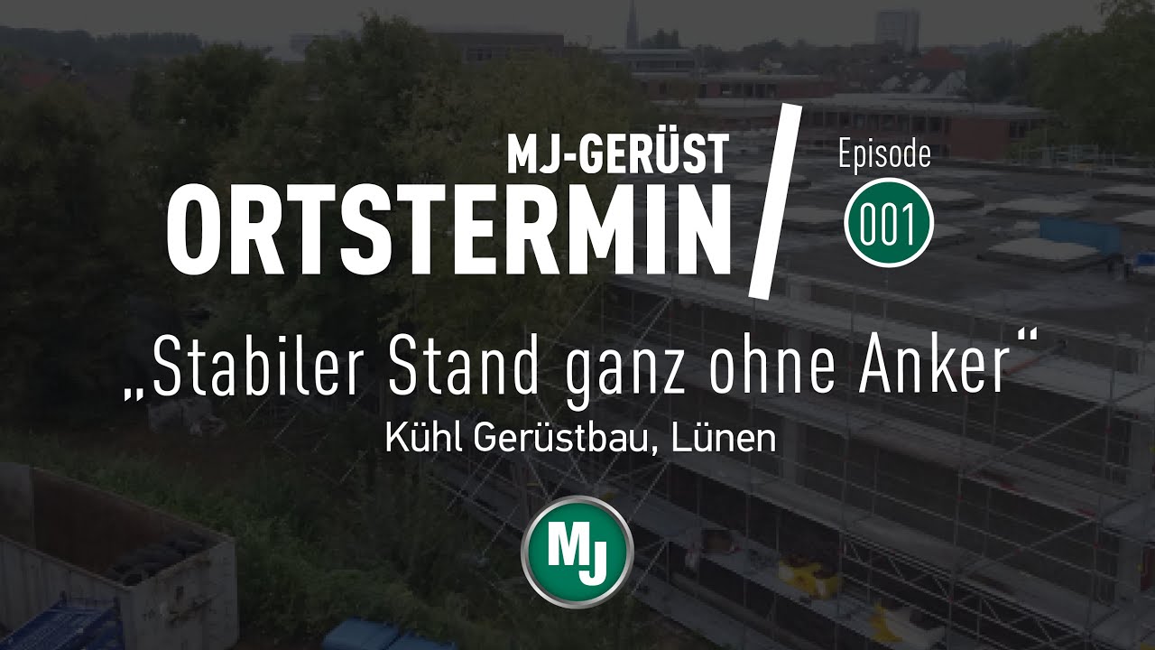 MJ-ORTSTERMIN: OPTIMA im Einsatz bei Gerüstbau Kühl in Lünen