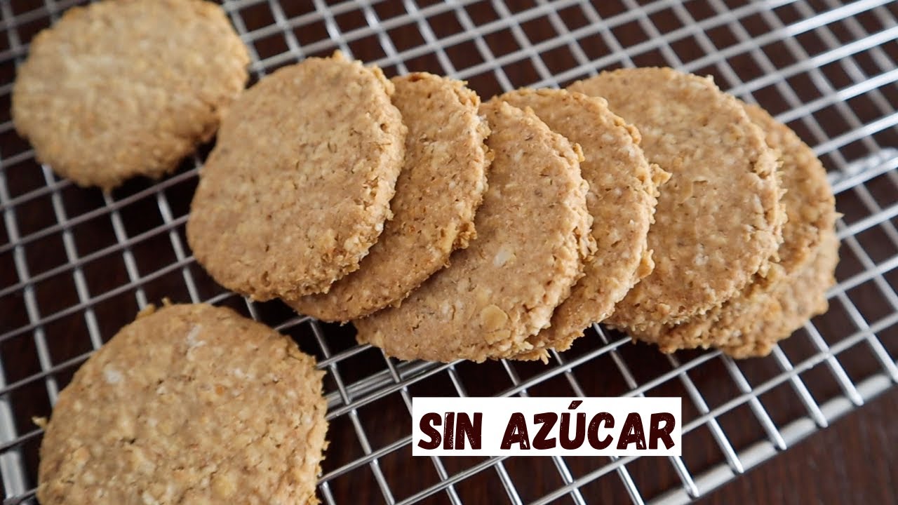 Las Mejores GALLETAS de AVENA CRUJIENTES - Sólo 3 Ingredientes | Saludables