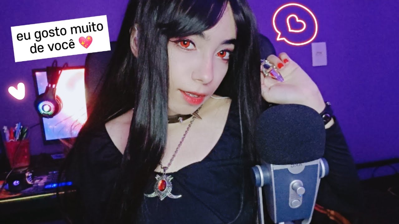 ASMR GAROTA QUE SENTA ATRÁS DE VOCÊ FAZENDO CARINHO NA SUA NUCA