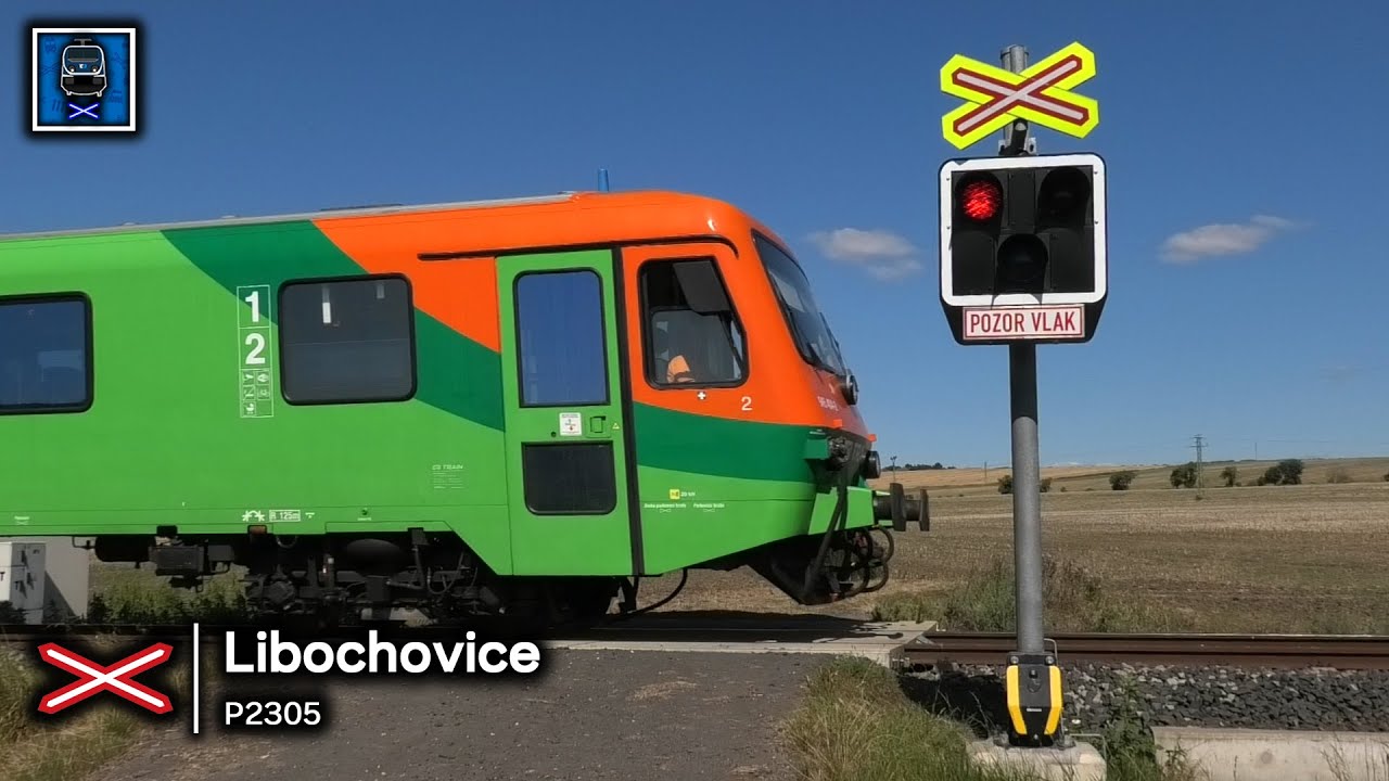 Železniční přejezd ▪ Libochovice #1 || 18.8.2025