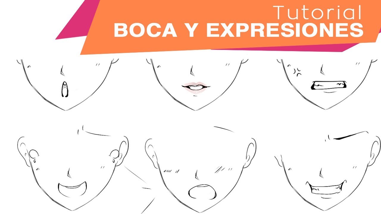 Tutorial ۰•●Como dibujar bocas segun su expresion●•۰
