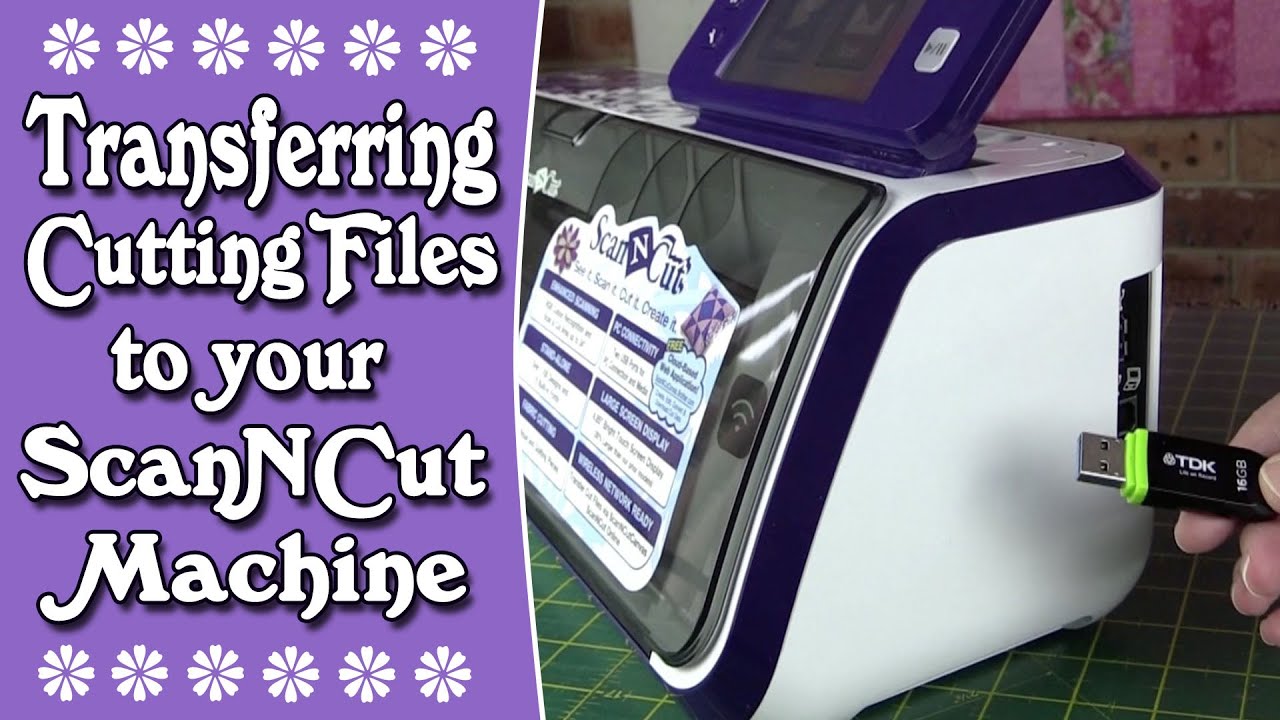 Brother Scan n Cut Tutorial: Transferring Cutting Files from the Internet to ScanNCut Machine