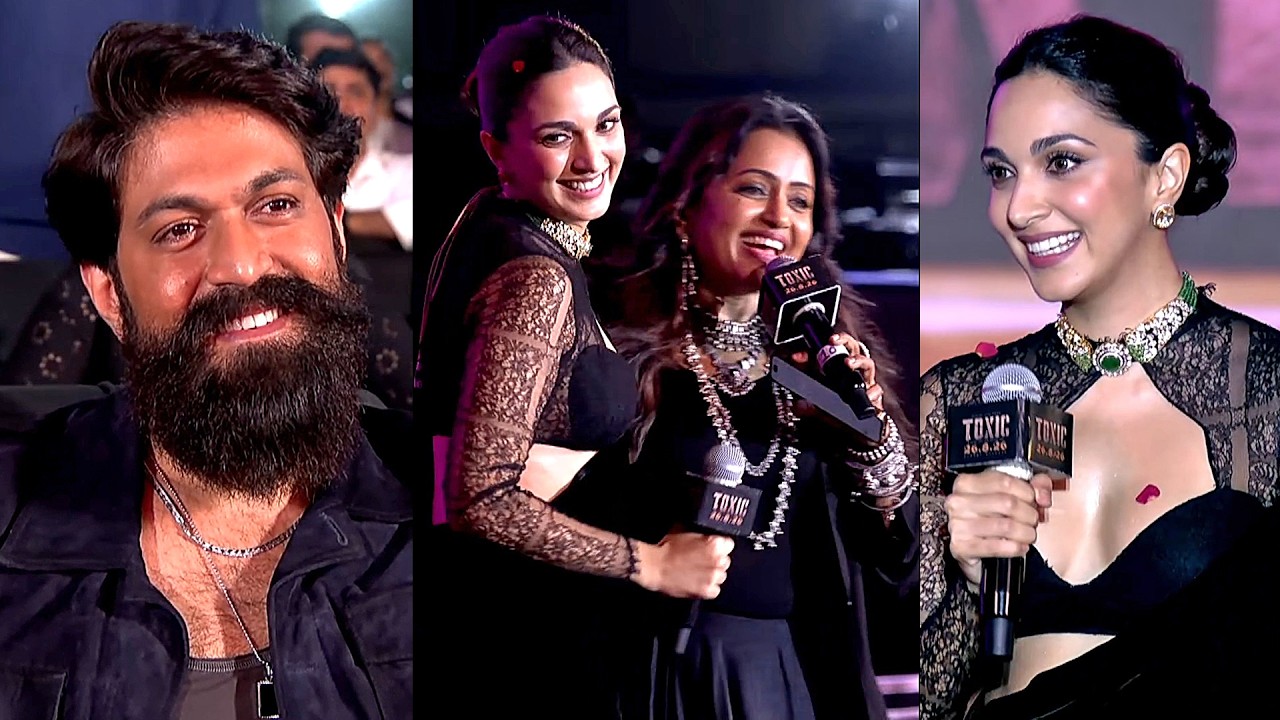 Actress Kiara Advani Speech At #Toxic Pre-Release Event | Rocking Star Yash | News Buzz