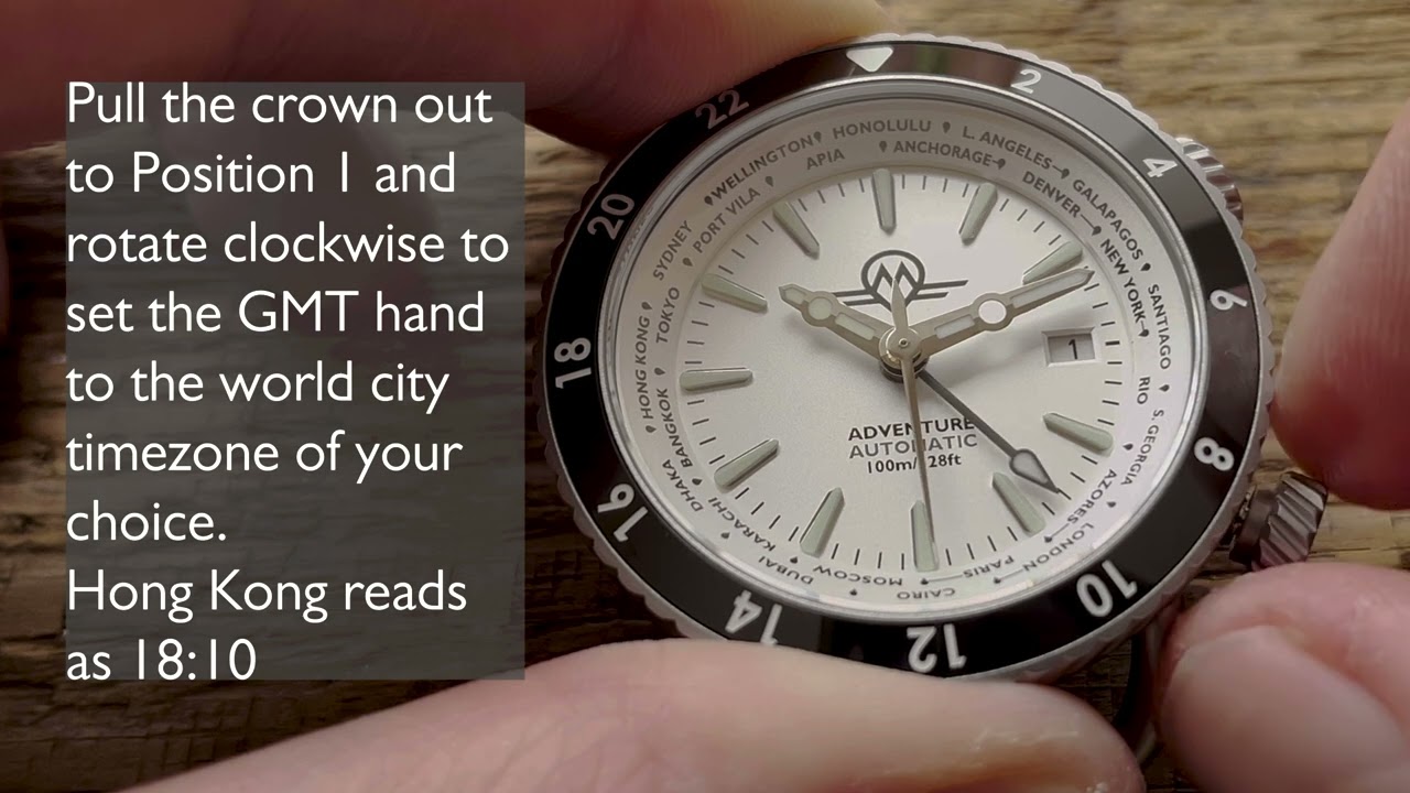MONRO ADVENTURE - Setting your watch