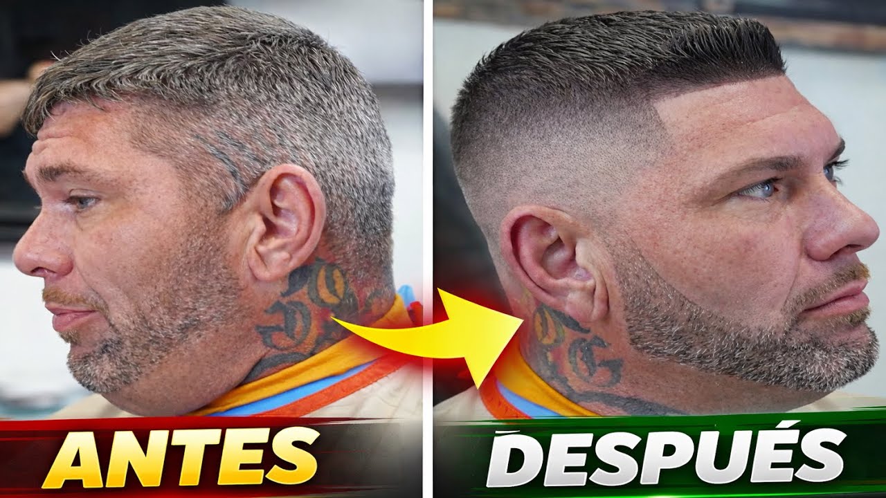 DEGRADADO ALTO (HIGH FADE) BIEN LIMPIO + BARBA ALINEADA 🔥