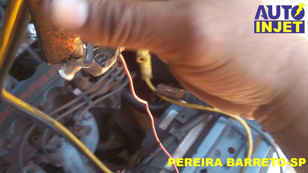 teste de alimentação da ecu