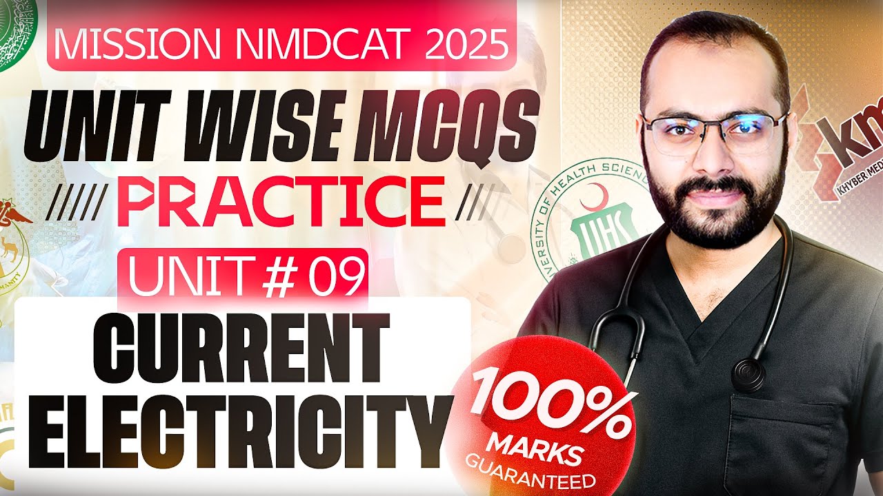 Current Electricity | Chapterwise MCQs Practice | MDCAT 2025 Physics | PMDC Syllabus