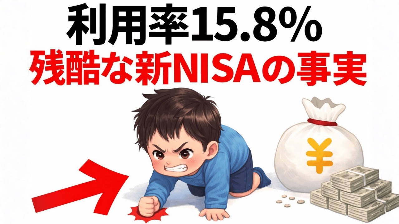 【残酷な真実】新NISAで損する人の共通点。口座開設だけで終わる“放置民”が急増中…？|資産を守る経済の話