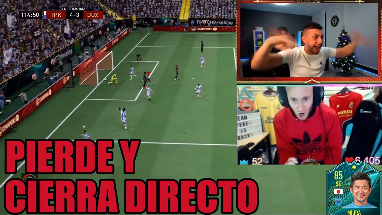 😂DjMaRiiO PIERDE Y CIERRA DIRECTO😂 | FIFA 22