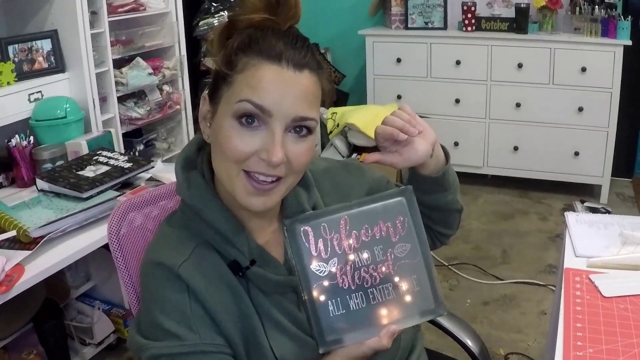Craftmas Episode 79:  Decorating and Etching a Glass Block