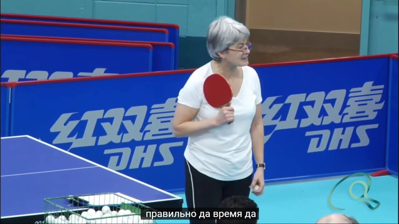Timing - Table Tennis Master Class with Mariann Domonkos с русскими субтитрами (автоперевод).