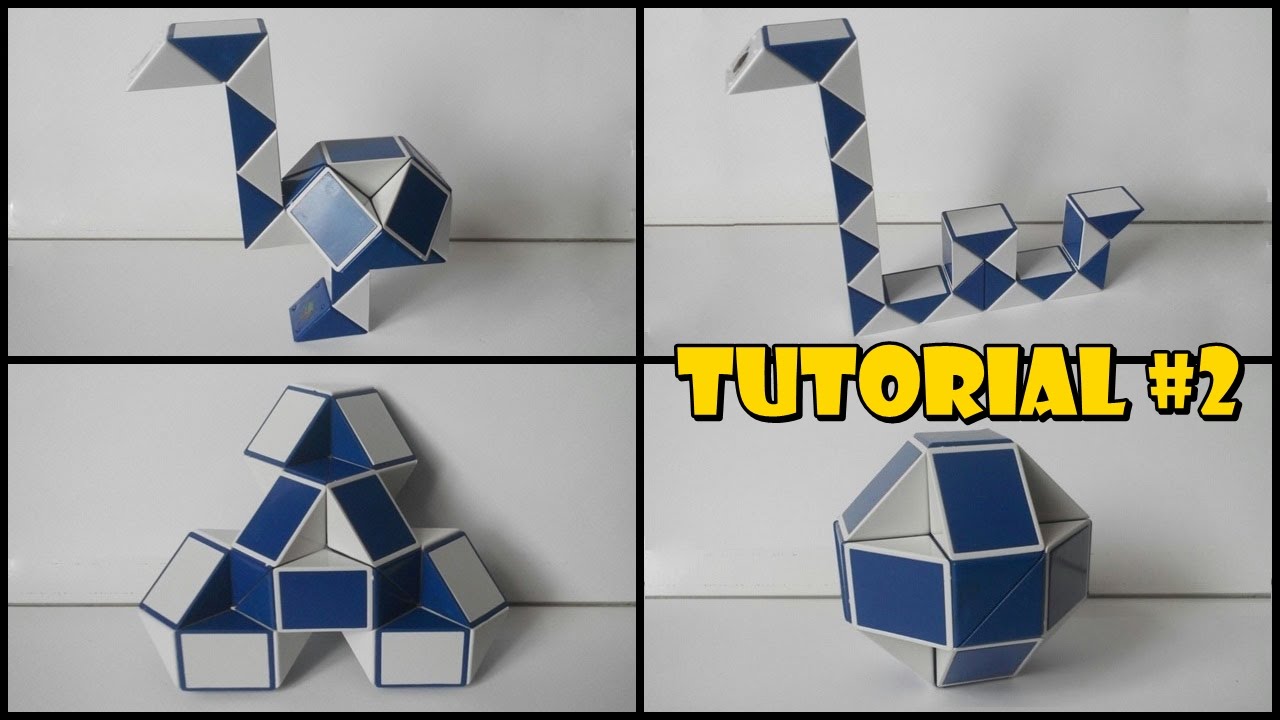 Rubik's Twist 24 Tutorial #2 - Ostrich 1 - Flower - Ball - Loch Ness Monster