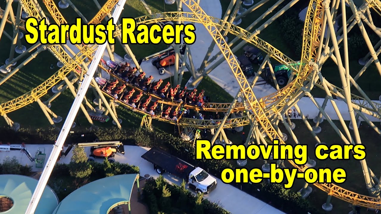 Removing Stardust Racers cars after valleying