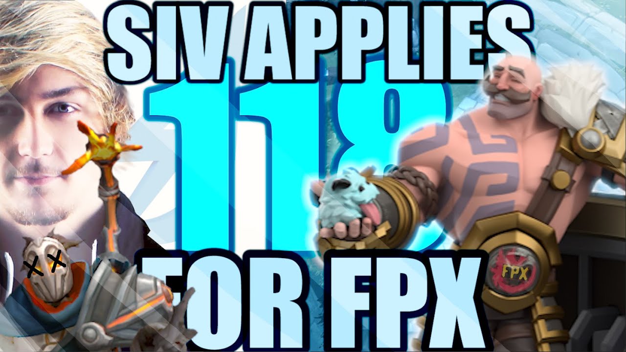 Siv HD - Best Moments #118 - SIV APPLIES FOR FPX & Hungry Viktor Games