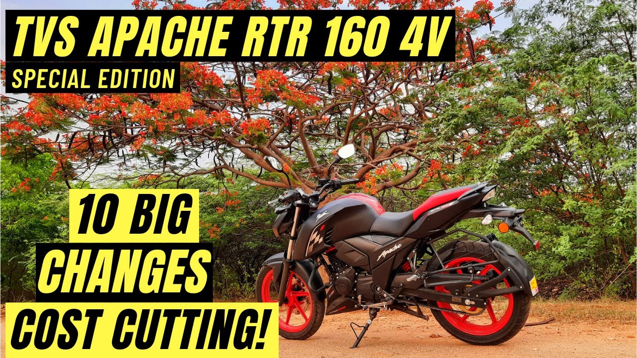 TVS APACHE RTR 160 4V SPECIAL EDITION REVIEW 10 BIG CHANGES IN 2022 BS6 APACHE RTR
