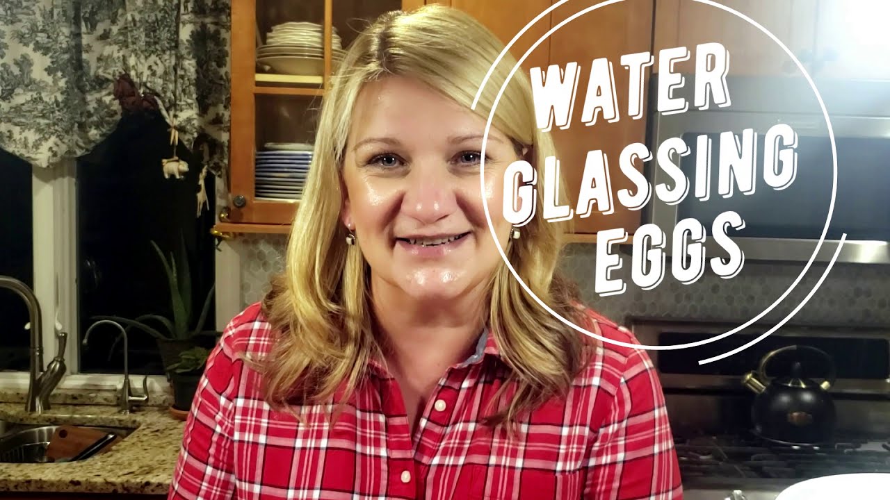 PRESERVING EGGS LONG TERM  WATER GLASSING EGGS