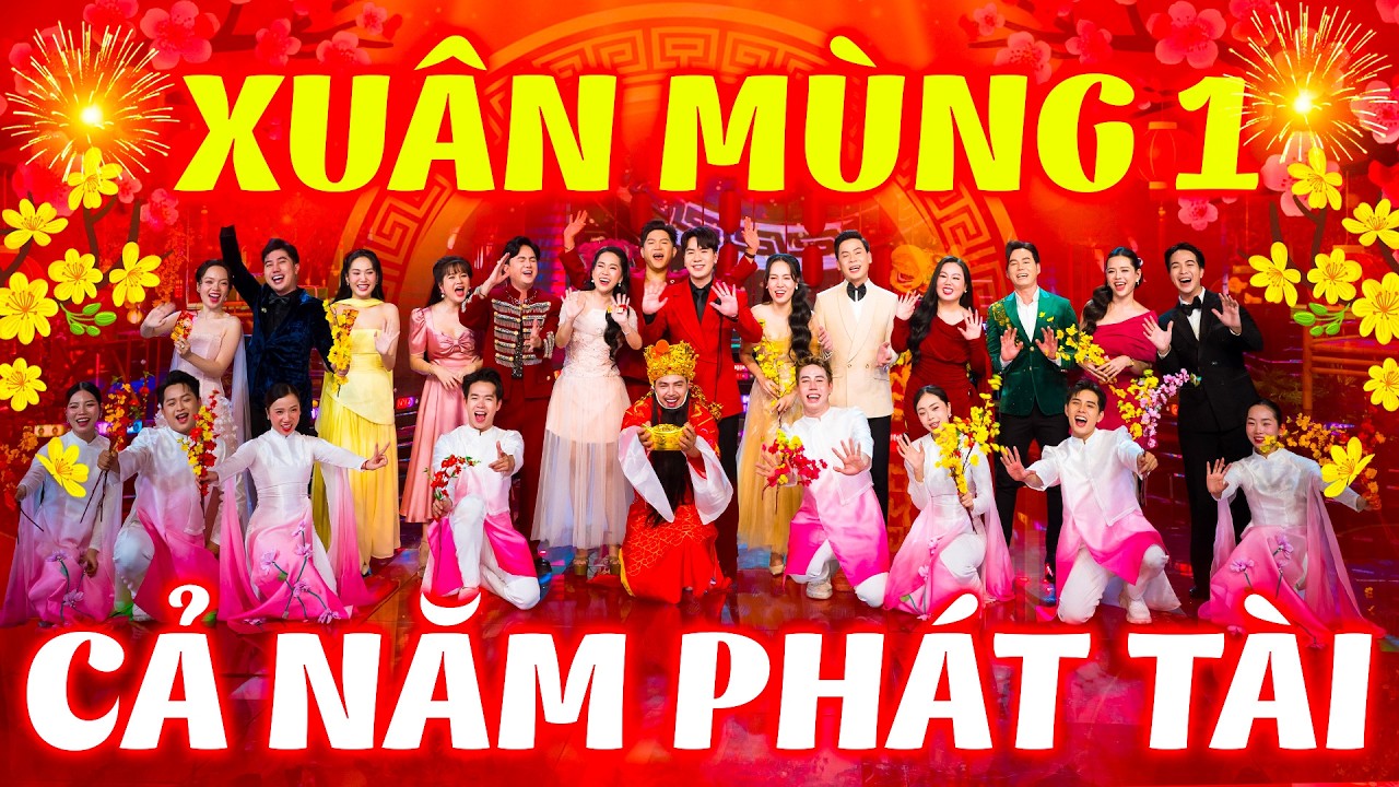 LK NHẠC XUÂN MÙNG 1 TẾT BÍNH NGỌ - Mở Thật To LK Nhạc Tết Sôi Động Nhiều Ca Sĩ LÀ MAY MẮN CẢ NĂM