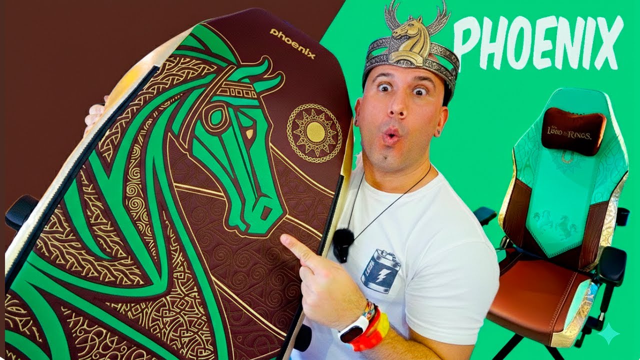 &iexcl;La SILLA gaming de ROHAN ha llegado! | Se&ntilde;or de los anillos LOTR PHOENIX MONARCH @AlexisPrieto