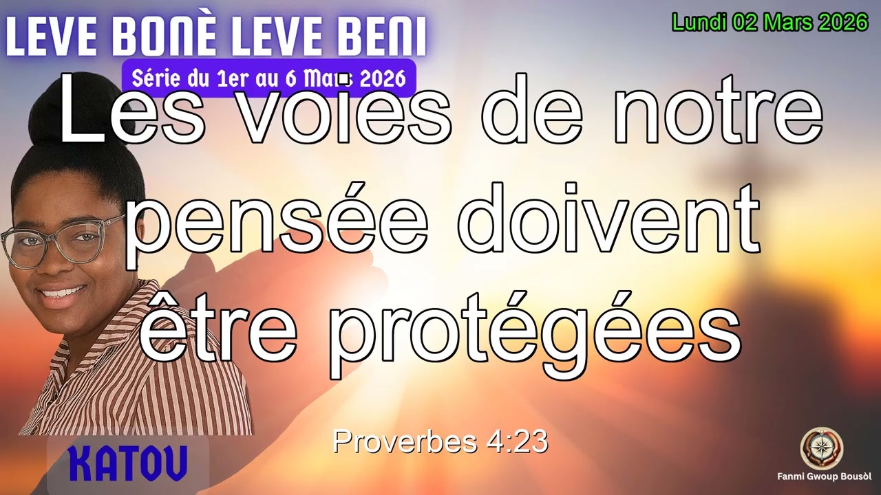 Les voies de notre pensée doivent être protégées | Lundi 02 Mars 2026