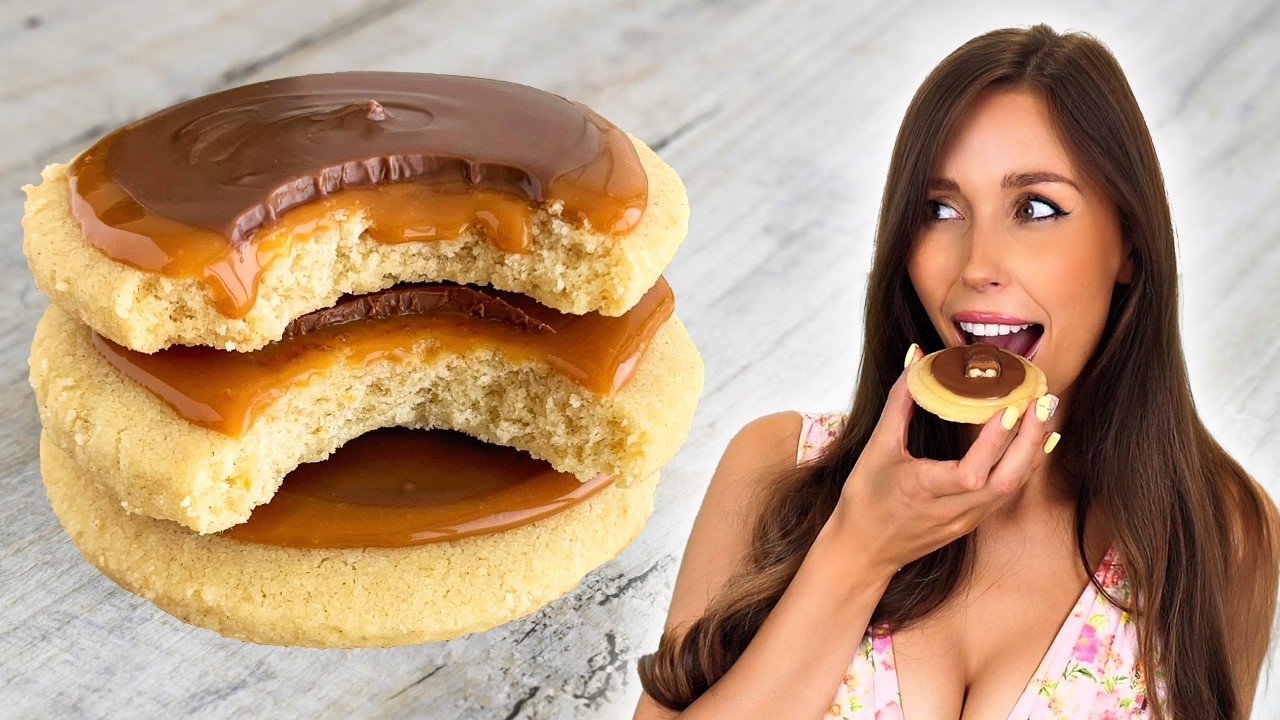 Как приготовить потрясающее печенье Twix из 5 ингредиентов (ЛЕГКО)