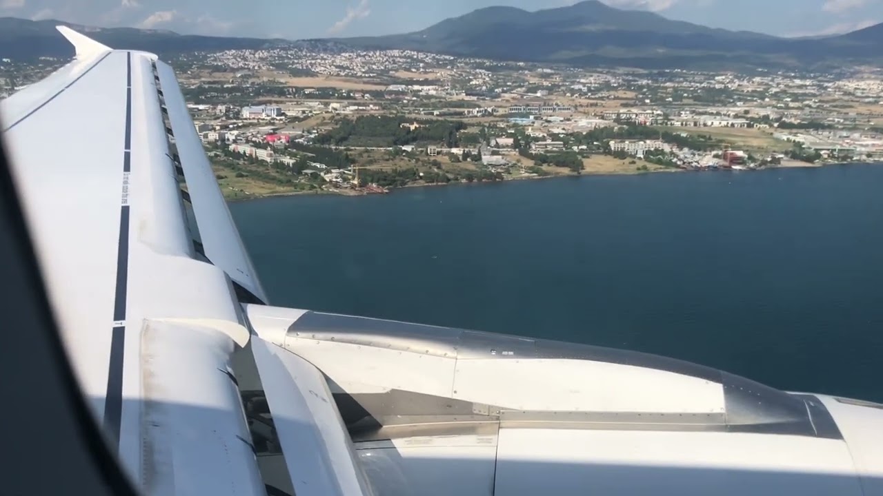 Landing in Thessaloniki Macedonia Airport #thessaloniki #greece #airport