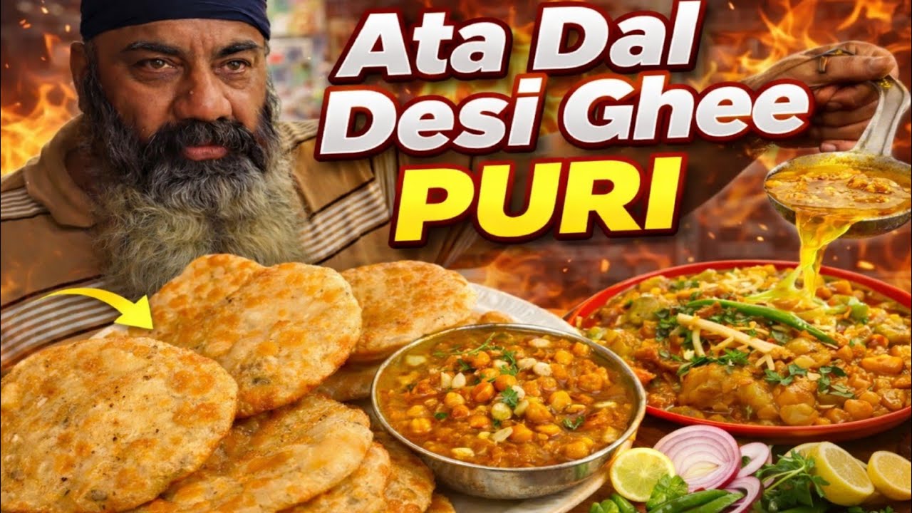 🔥 SPECIAL DESI GHEE WALE BHATURE PURI 😋 | RS.50 ONLY | STREET FOOD OF INDIA | 2PM SABH KHATAM 