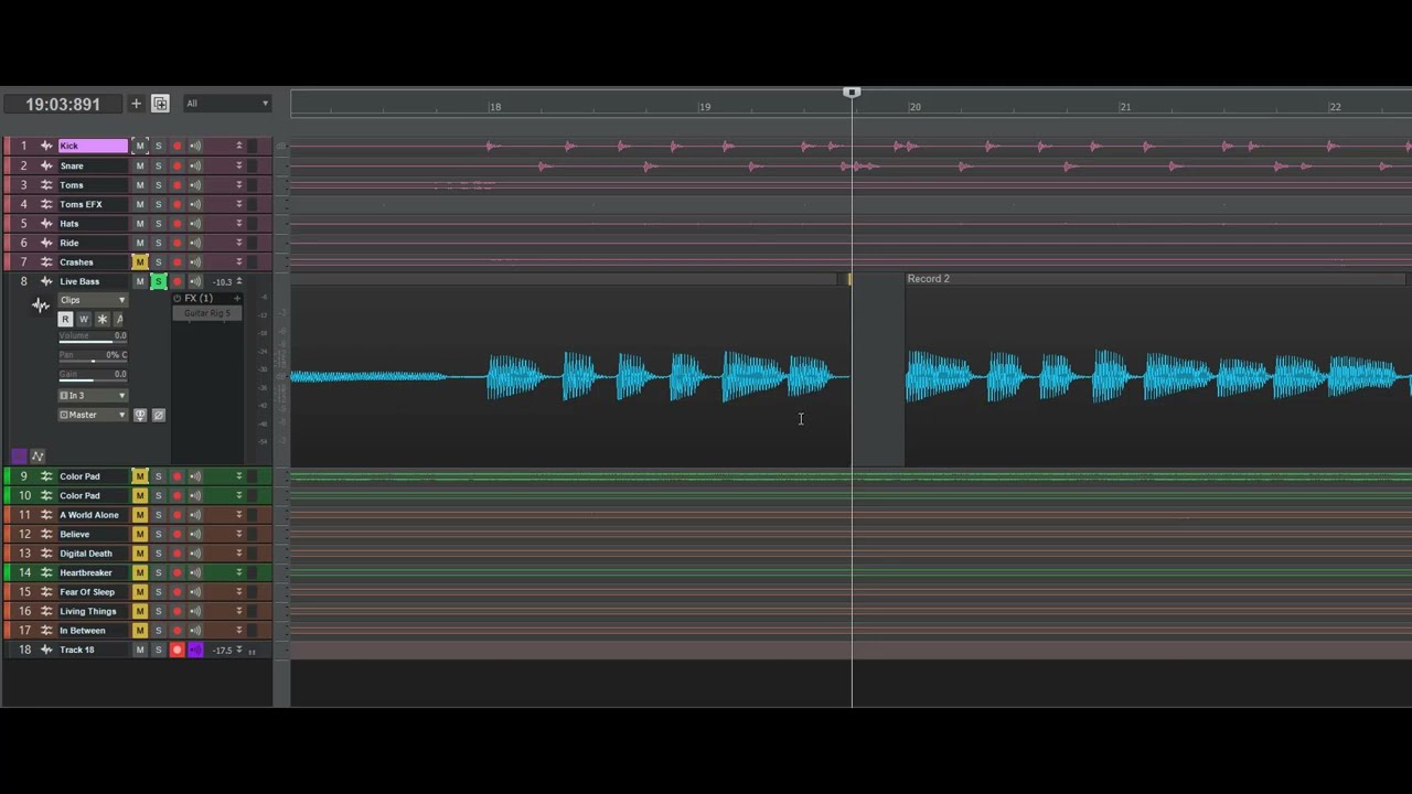 Working With Audio Transients In Cakewalk