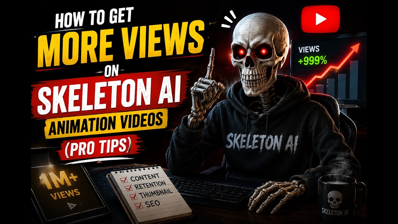 How to Get MORE Views on Skeleton AI Animation Videos (Pro Tips)