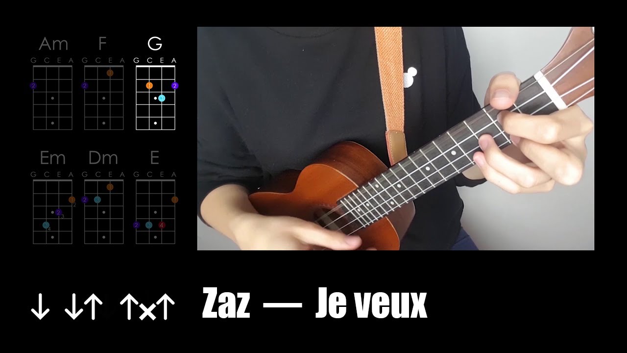 Zaz — Je veux (ukulele tutorial / укулеле разбор)