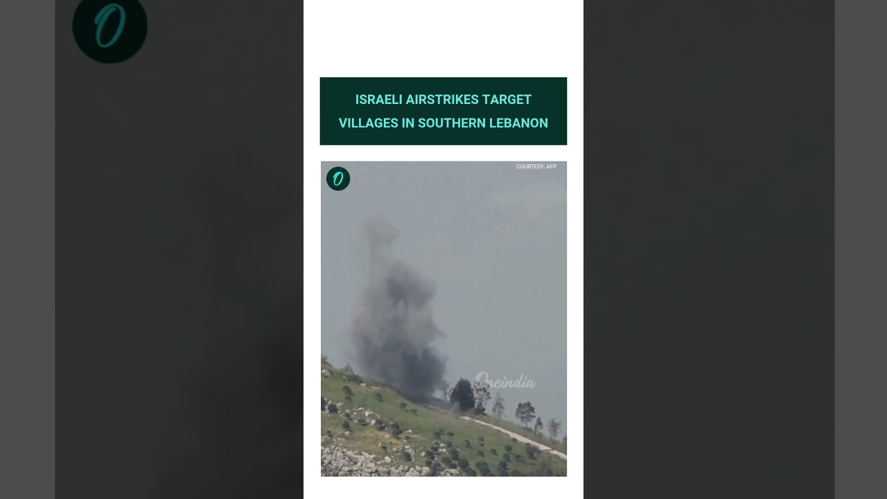 Tensions Escalate as Israeli Strikes Hit Southern Lebanon
