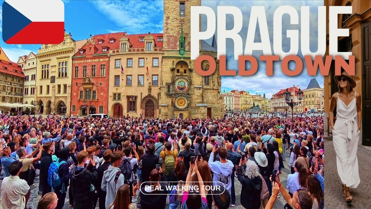 Prague Old Town Walk 🇨🇿 | Stunning 4K Tour Through Europe’s Most Magical Streets!