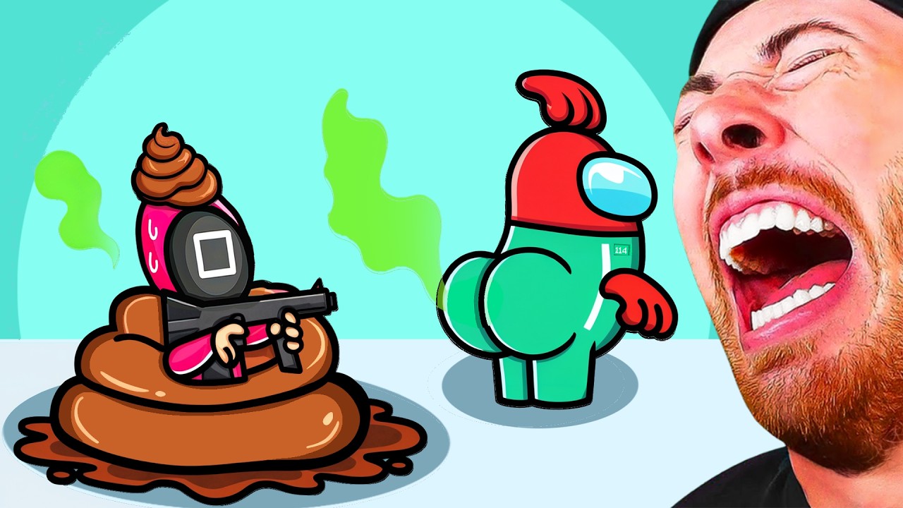 WHAT IF SQUID GAME WAS IN AMONG US (FUNNY ANIMATIONS)