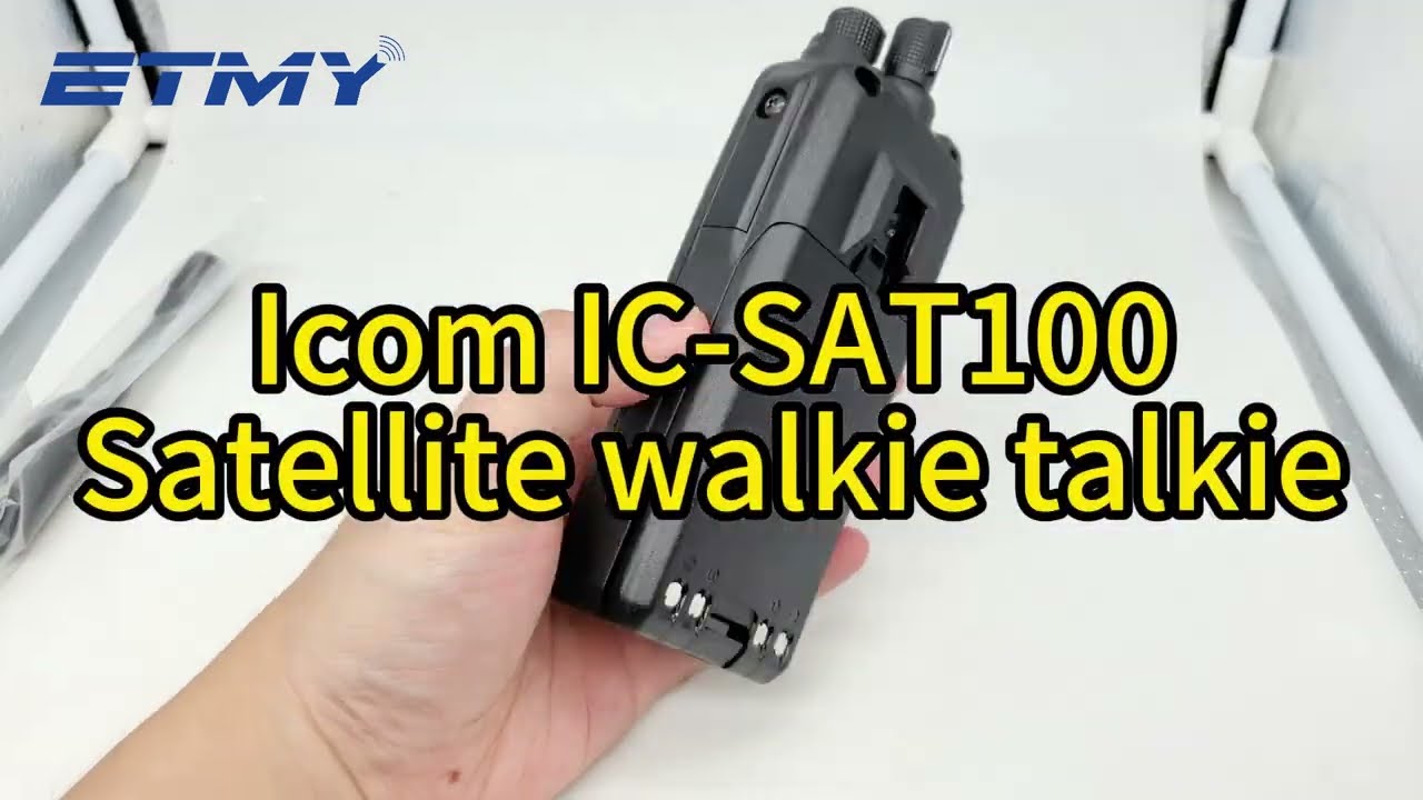High-end Icom IC-SAT100 Satellite Walkie talkie Unboxing