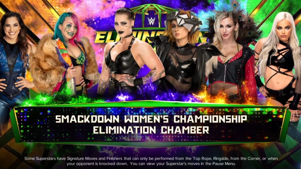 ПОЛНЫЙ МАТЧ: женский матч Elimination Chamber: WWE Elimination Chamber 2024