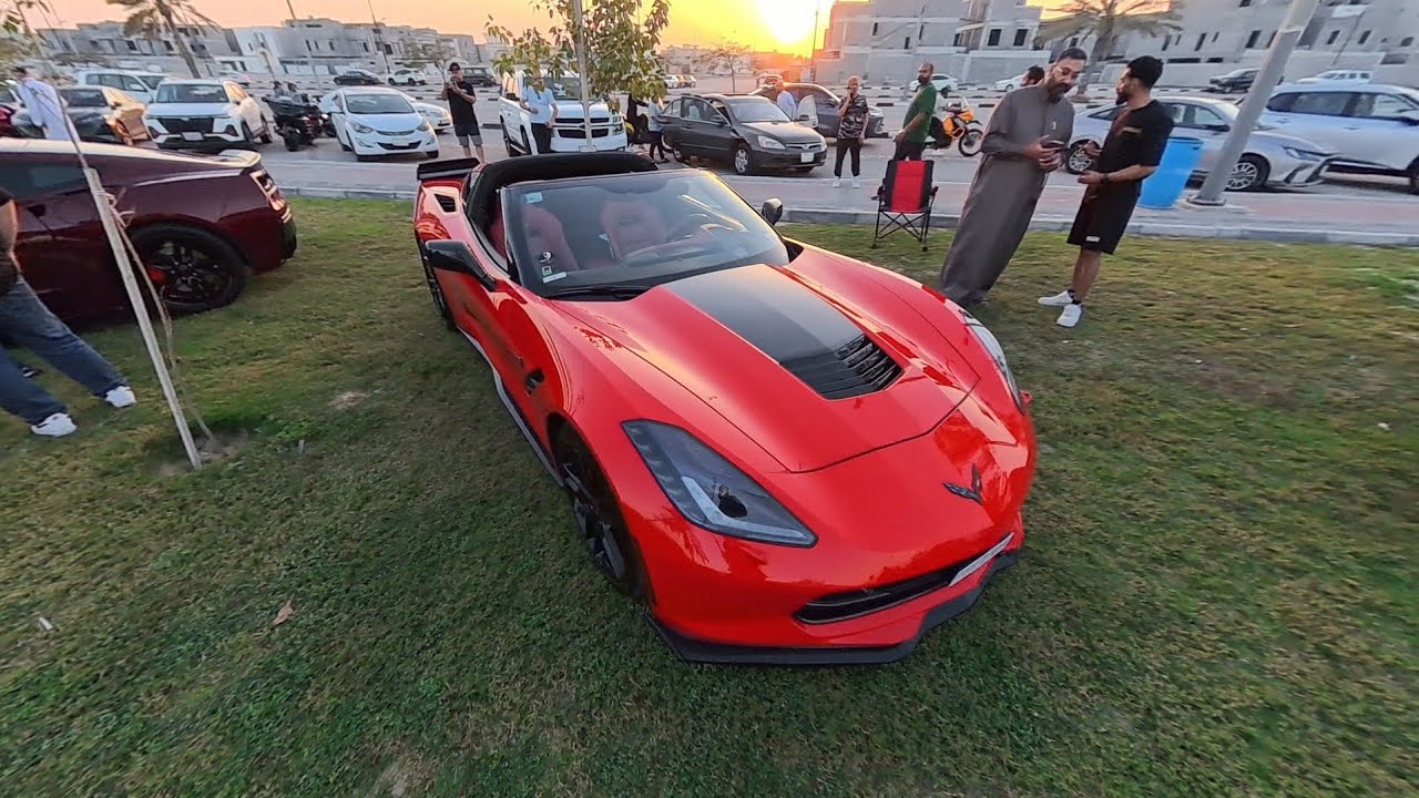 تغطية تجمع يوم التأسيس | كورنيش القطيف 🇸🇦 | بمشاركة قروب كورفيت لوفيرز (Corvette Lovers) 🚗🔥