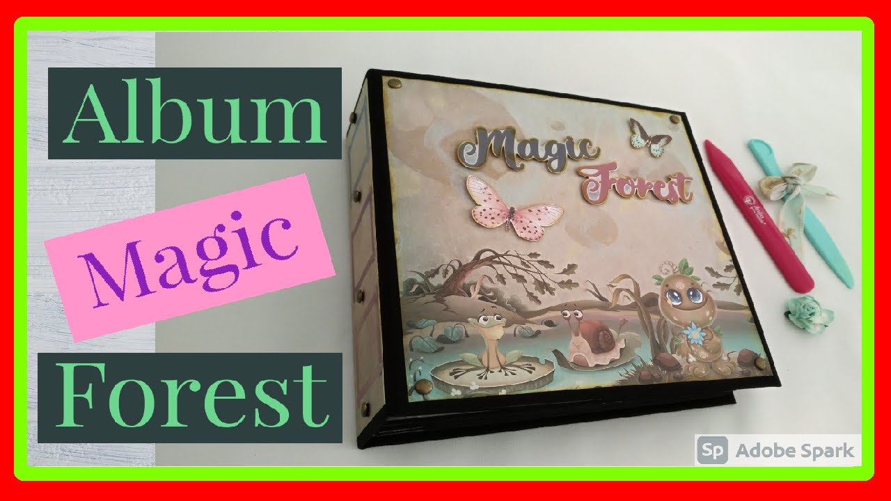 🍂🍄Album  MAGIC FOREST  I SCRAPBOOKING BELLALUNACRAFTS