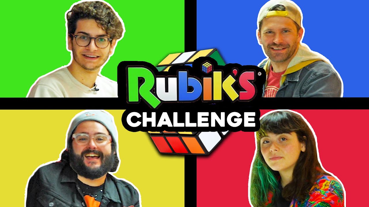 We play RUBIK'S RACE (ft. Noah Grossman and Candace Carrizales)
