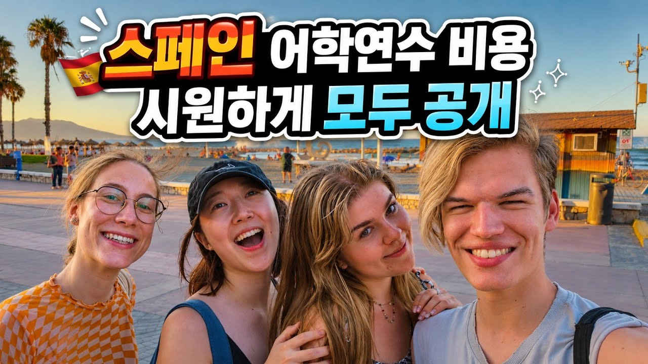 말라가 어학연수 4개월 비용! 진짜 시원하게 공개합니다! | 스페인 어학연수 비용 🇪🇸