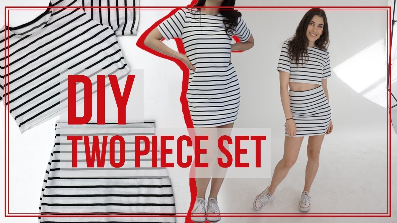 Two Piece Set from a Thrifted Dress - EASY | DIY | smilesfornicole