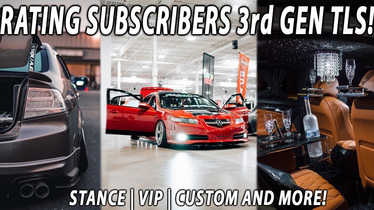 ACURA TL BUILD IDEAS! | RATING SOME OF THE CLEANEST 3RD GEN TL'S PT 5