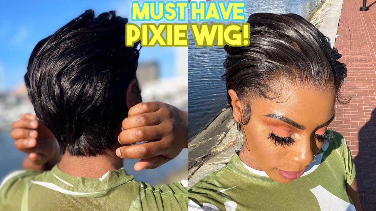 LOOK no further! 👀 The BEST HD #PIXIE LACE FRONT wig on the market! PERFECT, NO EXTRA WORK MUST BUY