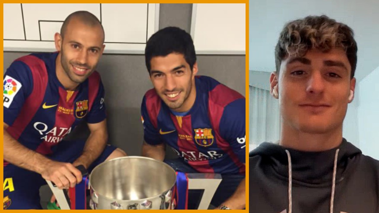 La anécdota de Eric Montes con Mascherano y Luis Suárez cuando estaba en La Masia