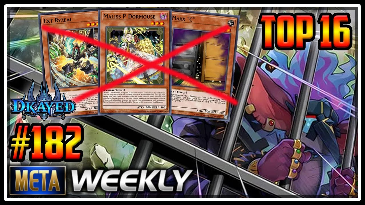 Maliss/Ryzeal BANNED! Top 16! Competitive Master Duel Tournament Gameplay! 182