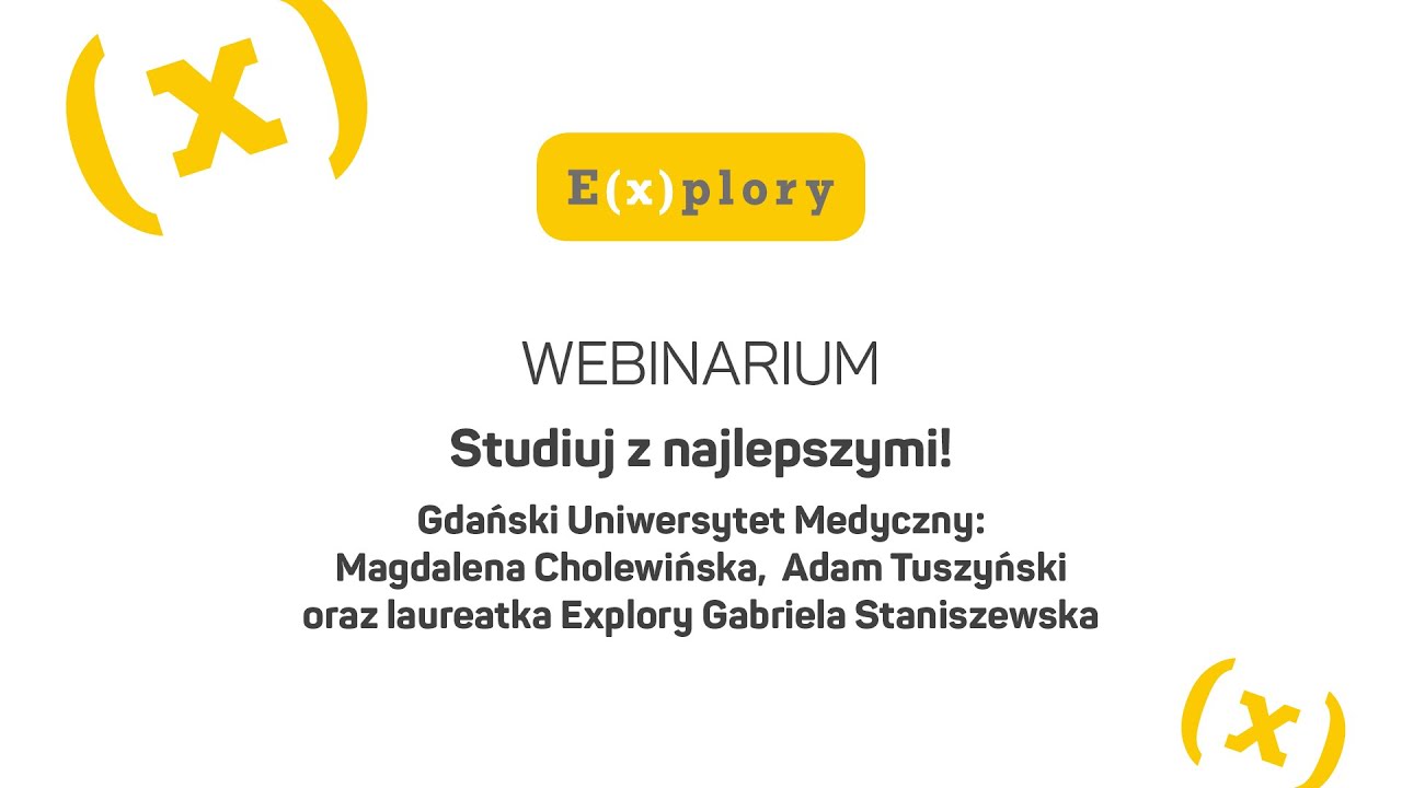Gdański Uniwersytet Medyczny - Studiuj z najlepszymi na Gdynia Explory Week 2021